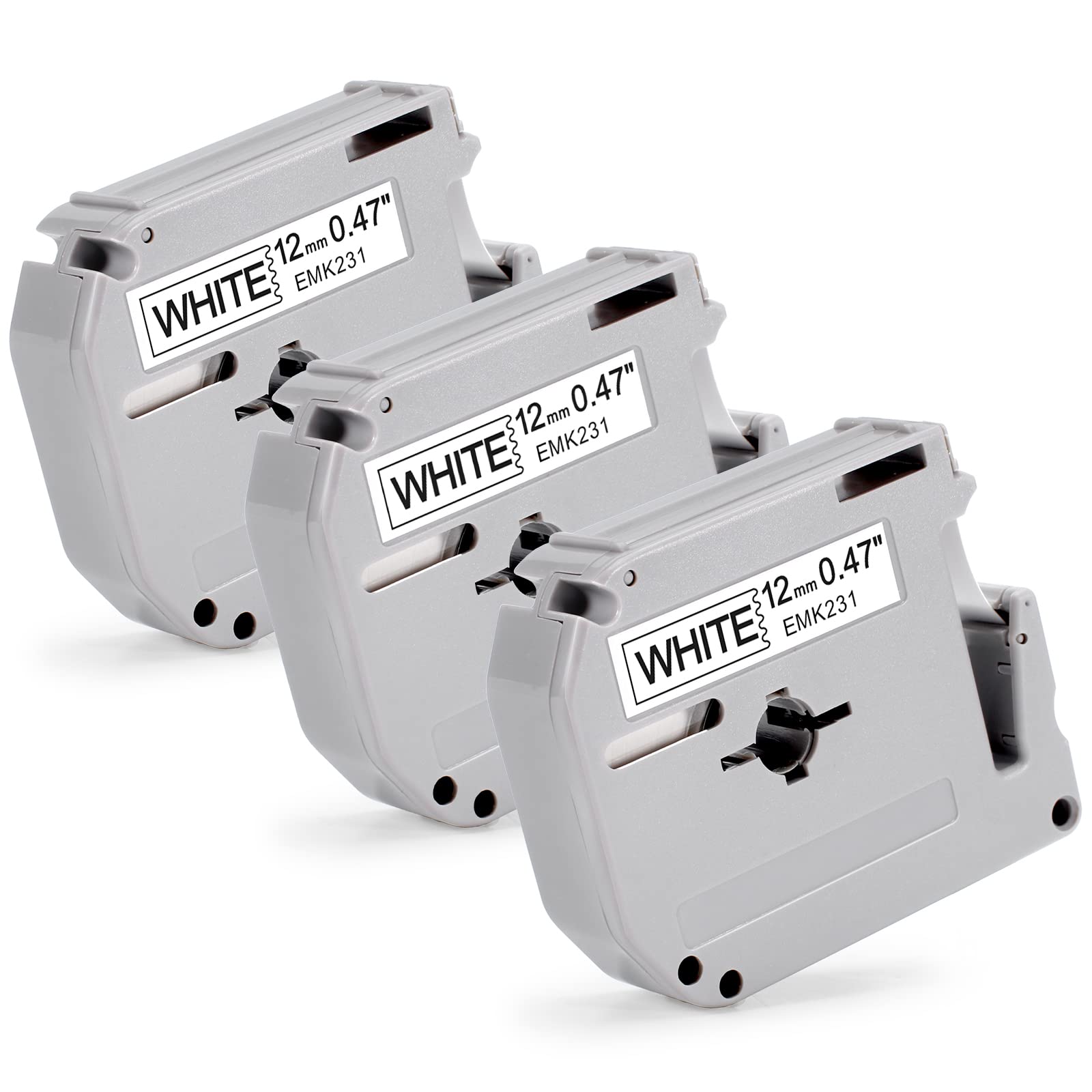 Brother M-K231 Tape Zwart op wit (12 mm) kopen
