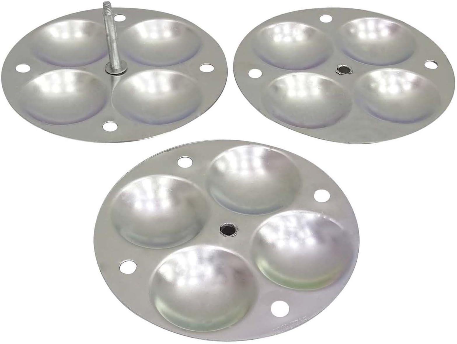 Indian Aluminum Idli Maker Stand 3 Plates Rack Idly Kitchen Appliance Kitchenware