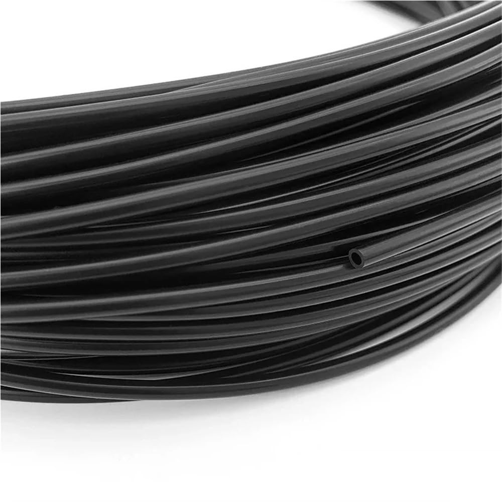 Flexibler Gummischlauch Schwarzer kleiner Kapillarschlauch, Außendurchmesser 6 mm, 5, 4, weißer Silikonkautschukschlauch, flexibel for Labor, 1 Stück(Black,10METERS*4MM*8MM)