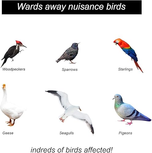 Miniatura 5 de Varillas de pájaro carpintero para casa, dispositivos reflectantes de pájaros al aire libre, varillas reflectantes para miedo, reflectores de