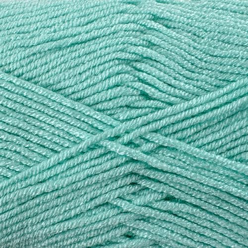 Image of Cloud Touch Baby - DK Weight Soft Anti-Pilling Yarn for Baby Clothes, Blankets & Amigurumi Crochet & Knitting, 90% Acrylic 10% Viscose derived from Bamboo, 3.53 Oz / 262 Yards (Aqua, 1 Pack)