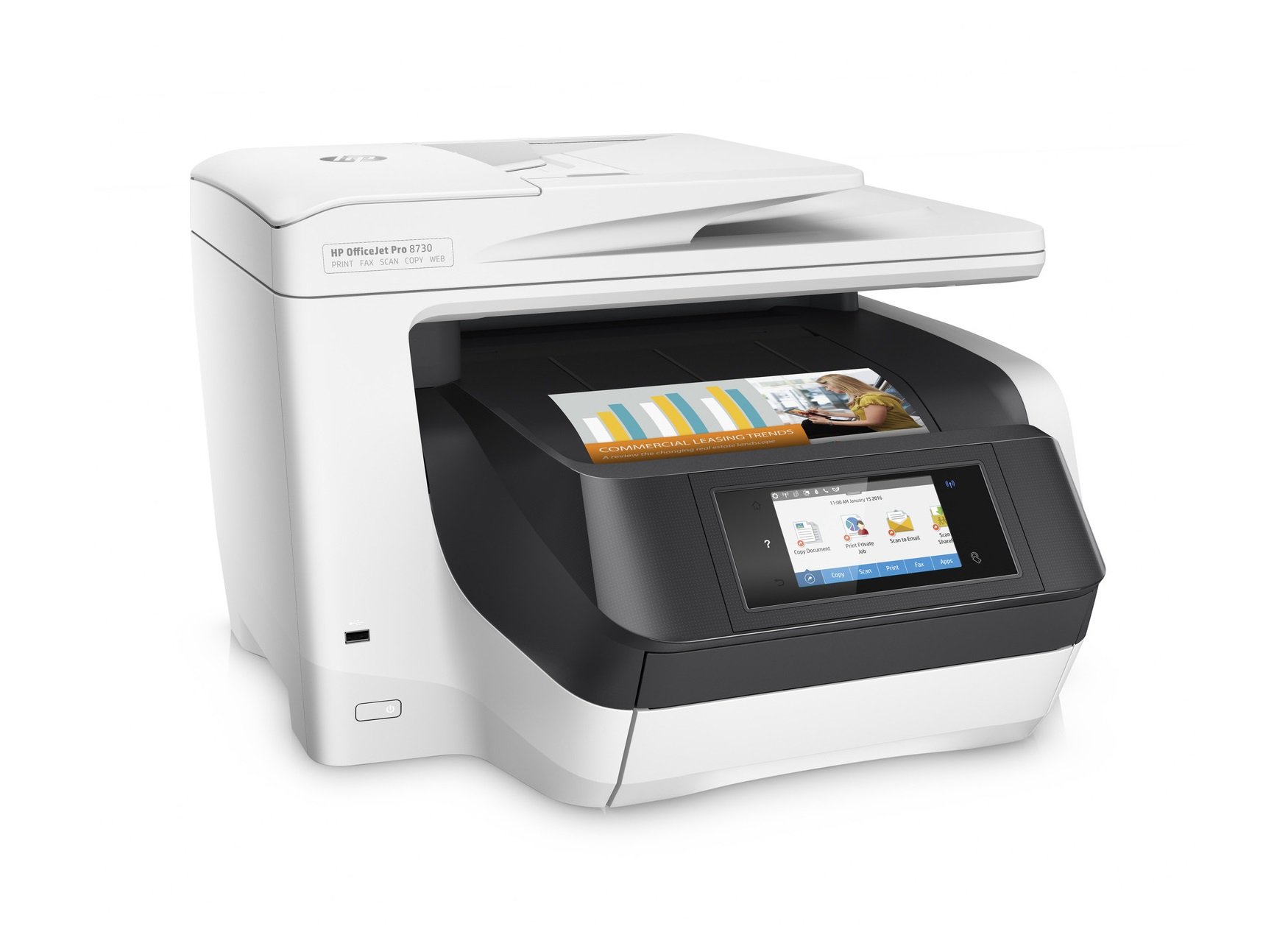 HP OfficeJet Pro 8730 Multifunktionsdrucker (512 MB, Instant Ink 