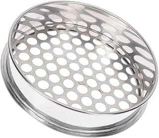 UPKOCH Garden Sieve Garden Potting Mesh Sieve Sifting Pan Soil Sieve Stainless Steel Soil Filter Compost Sifter for Bonsai