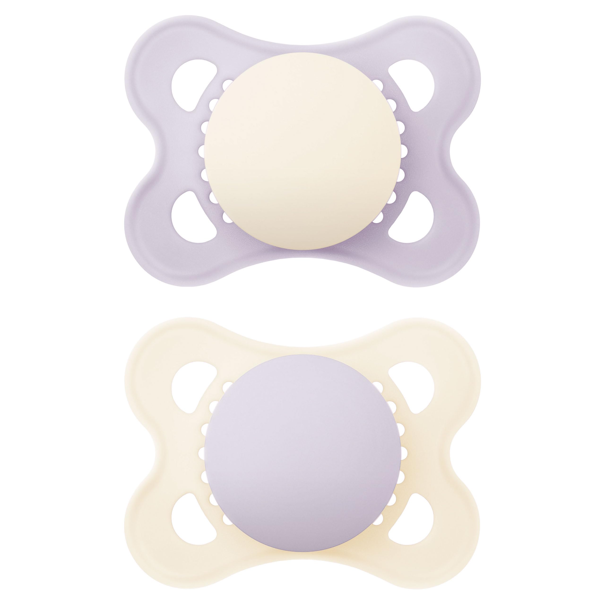 MAM Original Soothers, Plain Pink, 2 Pack