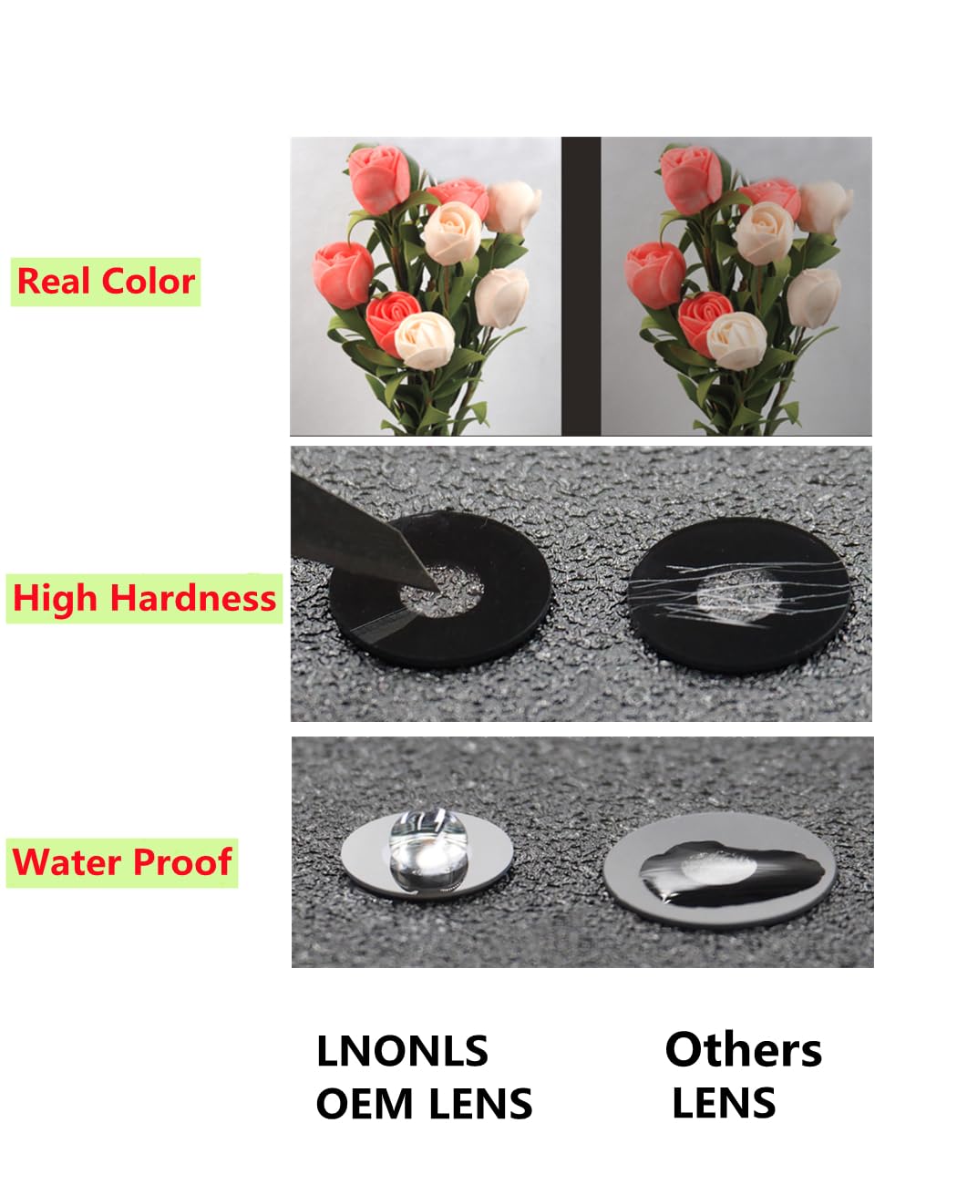 EmmaHelp 5set Back Camera Glass Lens For IPhone 14 12 11 13 Pro Max Plus X XS XR 8 7 Rear Cover Lens Big Camera Glass 3M Sticker