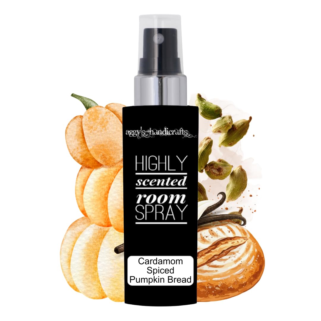 CARDAMOM SPICED PUMPKIN BREAD Handmade Highly Scented Room Spray Mist Air Freshener for Home