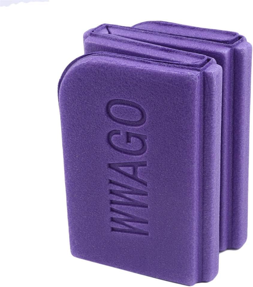 Garispace Outdoor Portable Cushion Folding Foam Seat Camping Picnic Mat Garden Beach Mat EVA Pad EVA Kneeler Pad,Purple