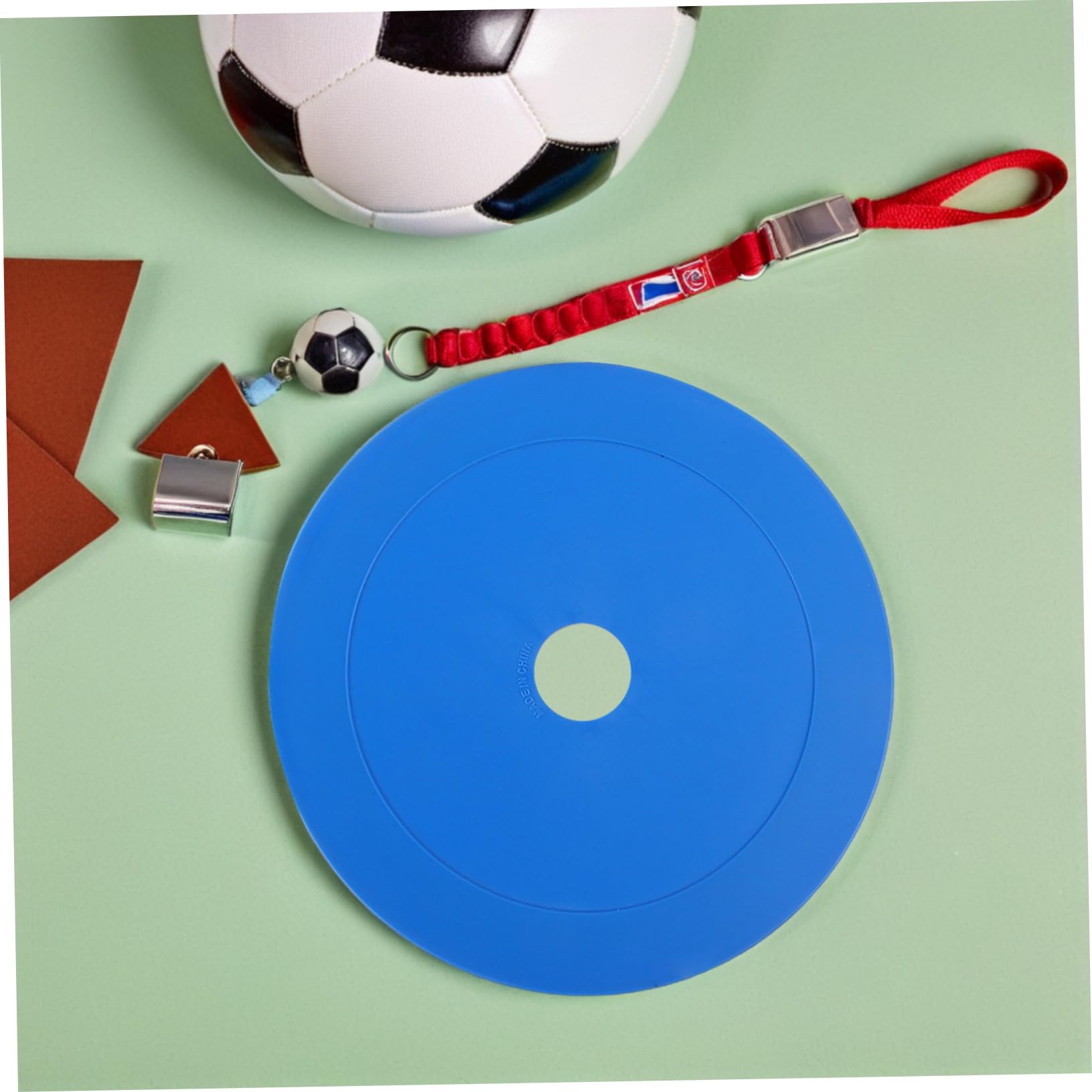 Abaodam 25 pièces Disques De Marquage Antidérapants pour Entraînement Football Lot Disques Ronds Colorés