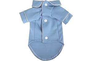 XS Blue Dog Silk Pajamas for Small Dogs Cats