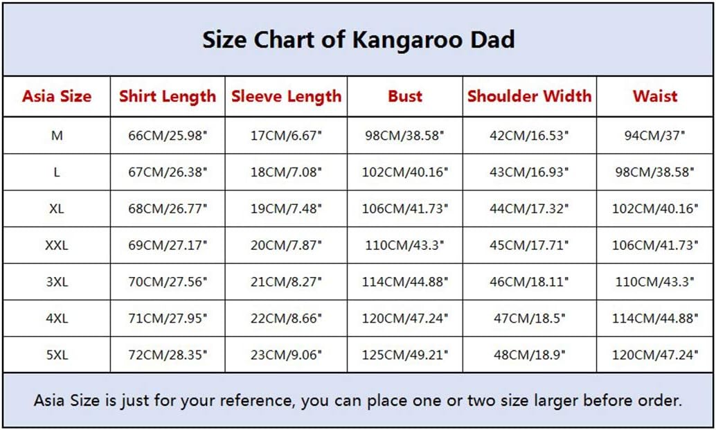 Men's Baby Carrier Soothe V Neck Short Sleeve Kangaroo T Shirt - Image 6