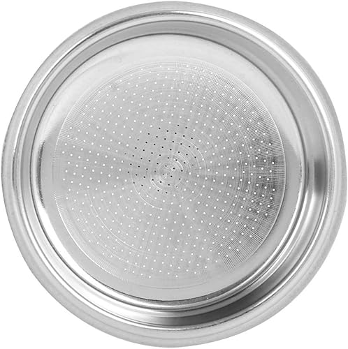 Miniatura 6 de Filtro de café de acero inoxidable, 2.008 in de una sola capa de acero inoxidable para máquina de café, filtro de filtro apto para DeLonghi, filtro