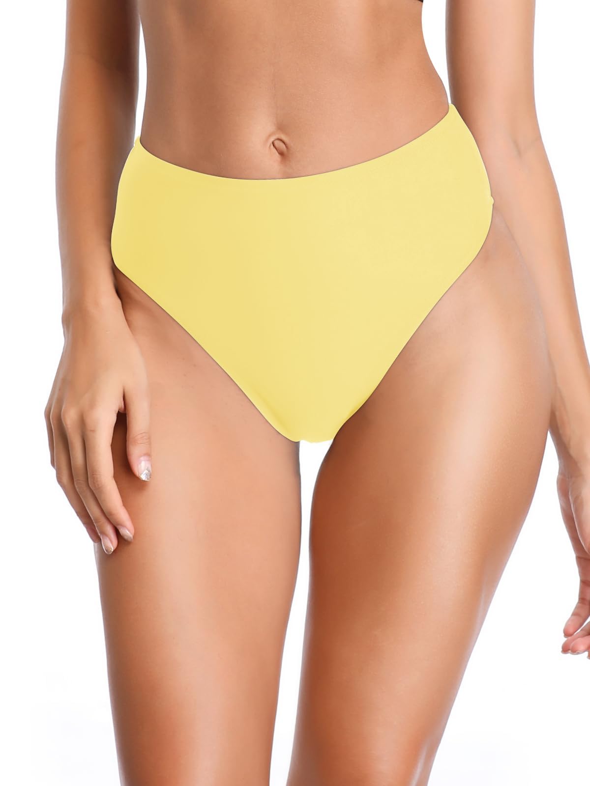 relleciga Women's High Cut Bikini Bottom-picture-25