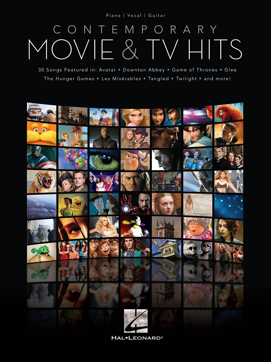 Hal Leonard Music Publications - Contemporary Movie & TV Hits: Songbook für Klavier, Gesang, Gitarre