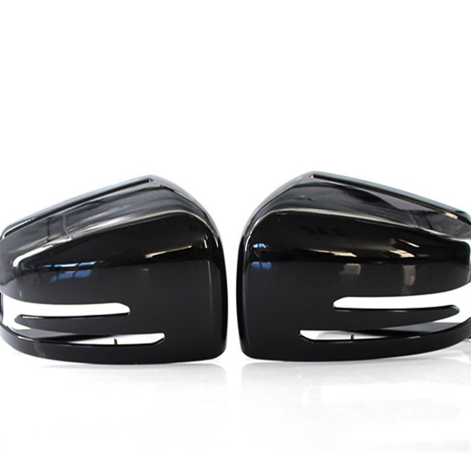 Rétroviseur coques en fibre de carbone style noir brillant pour Mercedes Benz CLA GLA W212 W204 W221