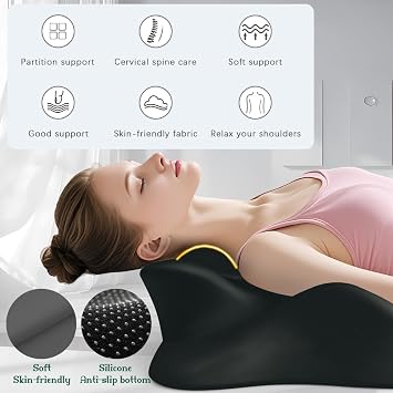 Sweet Spot Pillow, Couples Pillow - 27° Angle Perfect Position, Memory Foam Wedge Cushion for Intimacy Support & Back, Ideal for All Postures, Keep the Passion Going All Night (Black)
