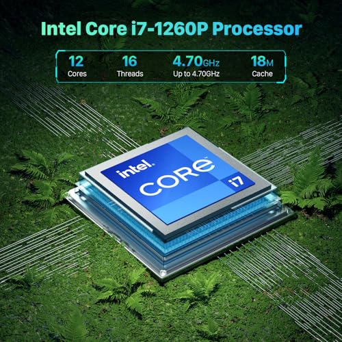 Image of Intel NUC 12 Pro for ASUS Business Mini Desktop Computers, Intel Core i7-1260P (12C /16T, Up to 4.7GHz) Mini PC, 16GB DDR4 RAM 512GB PCIe 4.0 NVMe SSD, 8K /HDR /WiFi 6E /BT5.3 /Windows 11 Pro