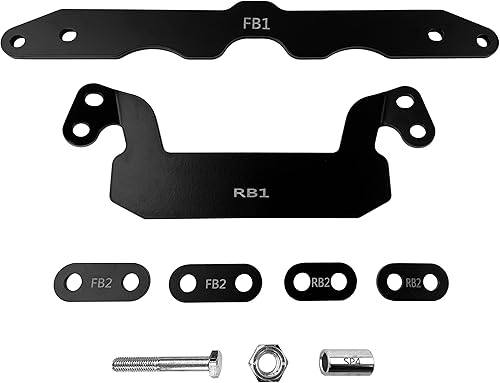 Demon Powersports Kit de elevación de soporte de 2 pulgadas (2016-22) Yamaha Kodiak 700, aumenta la distancia al suelo y mayor espacio entre