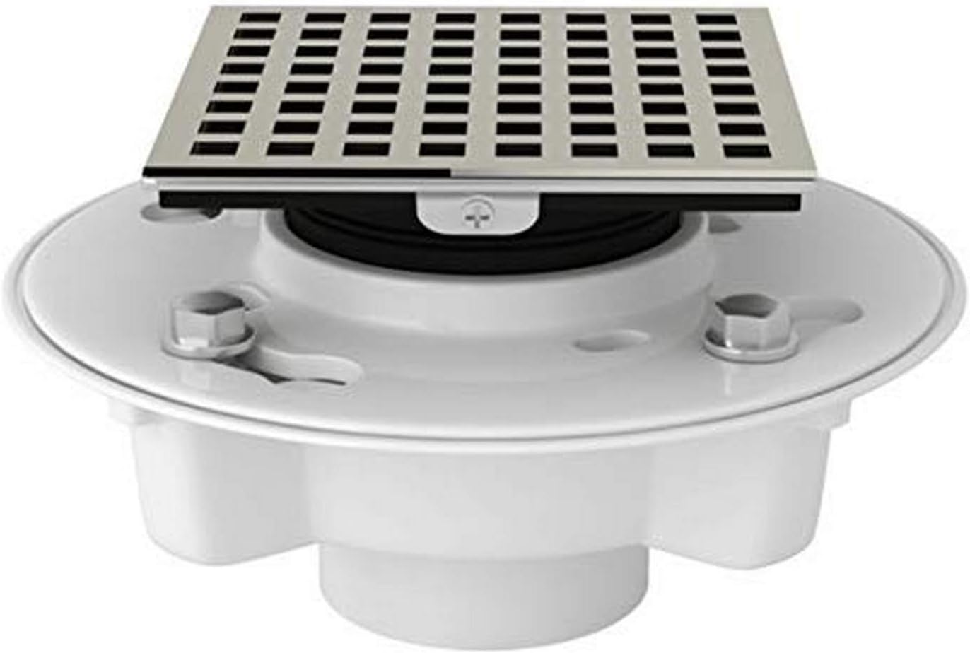 ROHL SDPVC2/3-3143PN Decorative Shower Drain Kits, Polished Nickel