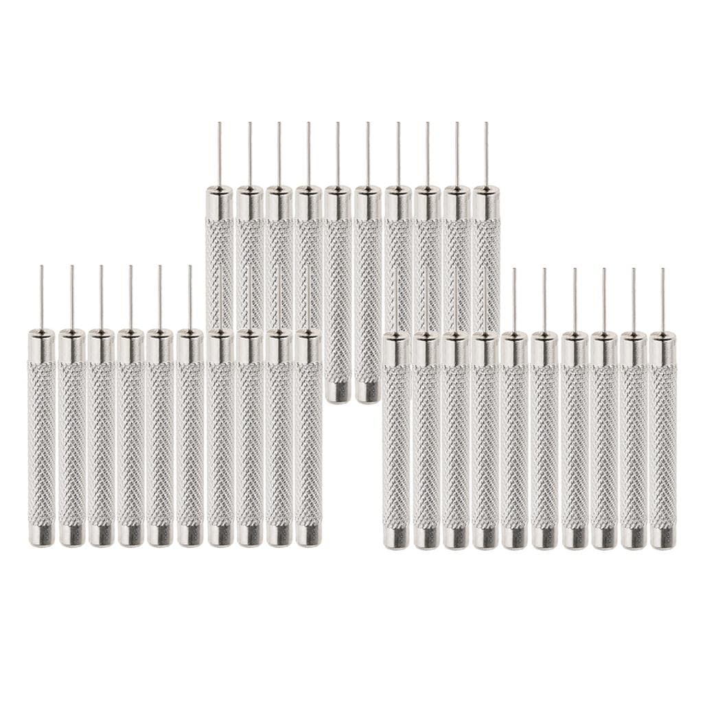 koolsoo Set of 30, Bracelet Link Punch Pin Remover Repair Tool Accessories for Watchmaker DIY 0.7mm