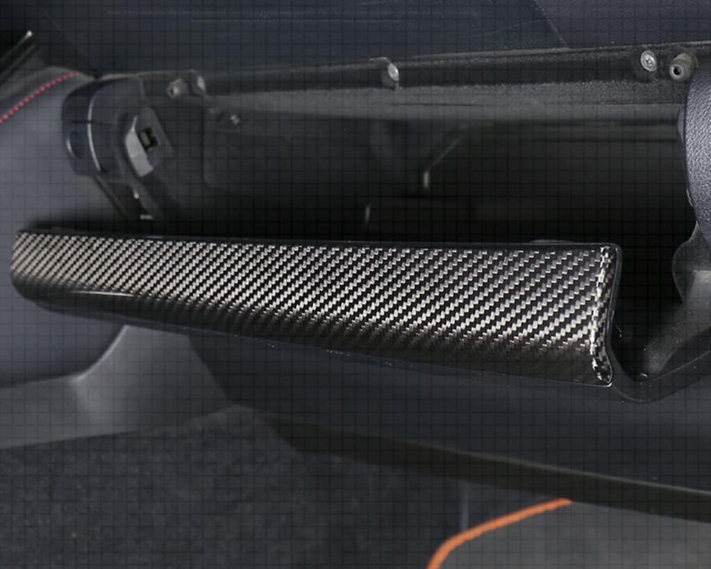 New Carbon Fiber Glove Box Trim Compatible with Lexus is 2013-2020 IS200t IS250 IS300 IS300h IS350 (Black)