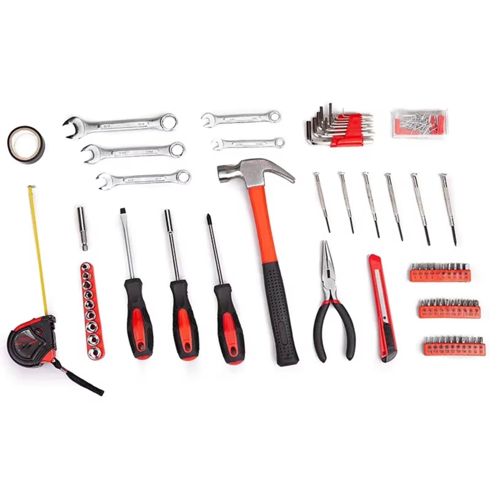 Chiavi a Cricchetto Set Di Attrezzi Per Auto E Casa Da 148 Pezzi Kit Multifunzionale Per Gli Appassionati Di Auto Riparazioni Domestiche Fai Da Te E Manutenzione Quotidiana