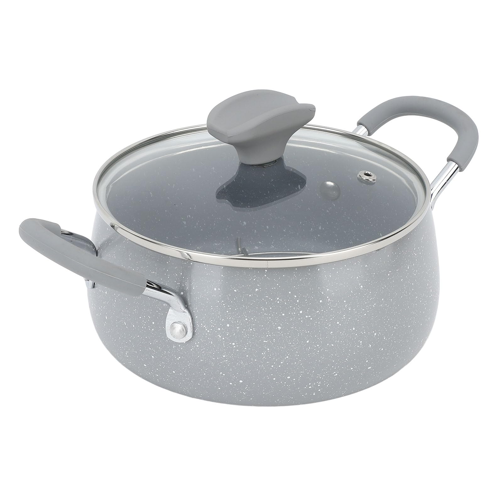Mini friteuse japonaise à double poignée avec couvercle, égouttoir à huile, facile à nettoyer, design compact pour une cuisson efficace