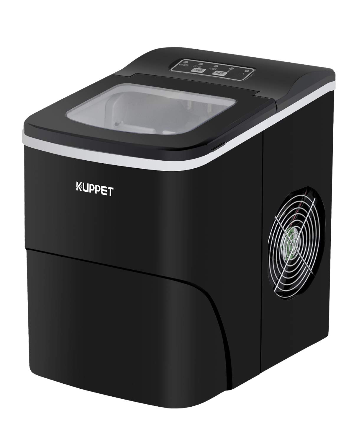 KUPPET Ice Maker Machine for Countertop, Portable Ice Cube Makers, Make 26 lbs ice