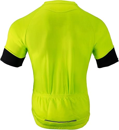 Miniatura 5 de Dooy Camiseta de ciclismo para hombre, manga corta, con bolsillos, transpirable, de secado rápido