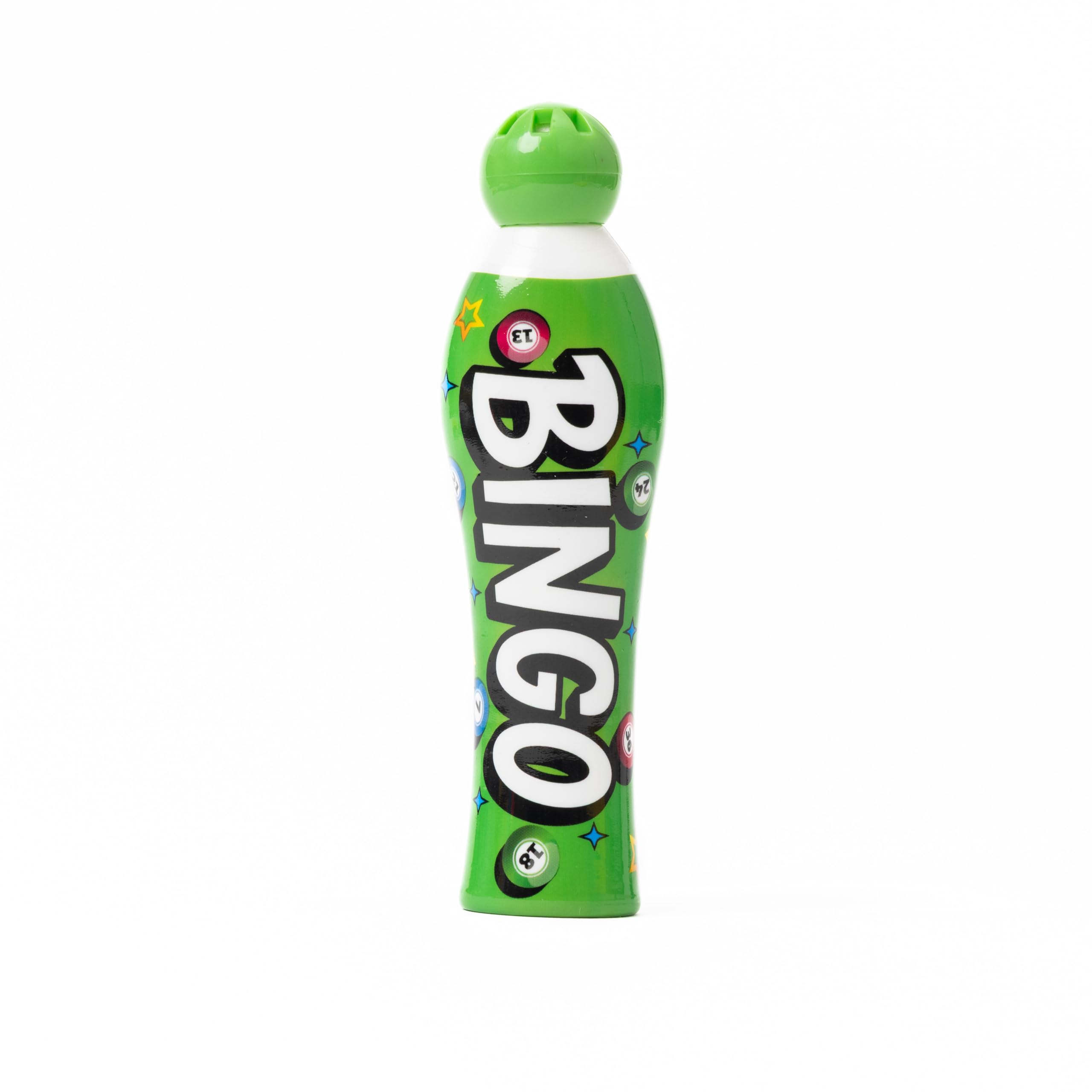 Lot de 12 grands tampons de bingo dans une boîte de présentation – 12 couleurs vives – Bouteilles d'encre de 40 ml – Marqueurs de bingo faciles à prendre en main pour événements, fêtes, collectes de