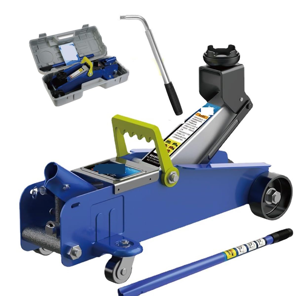 Cric Idraulico Orizzontale for Auto, Cric Idraulico a Carrello a Basso Profilo, Sollevatore Idraulico Professionale for Carichi Pesanti, Pressione Olio for Auto 1,5 Tonnellate ( Size : 1.5T+wrench )