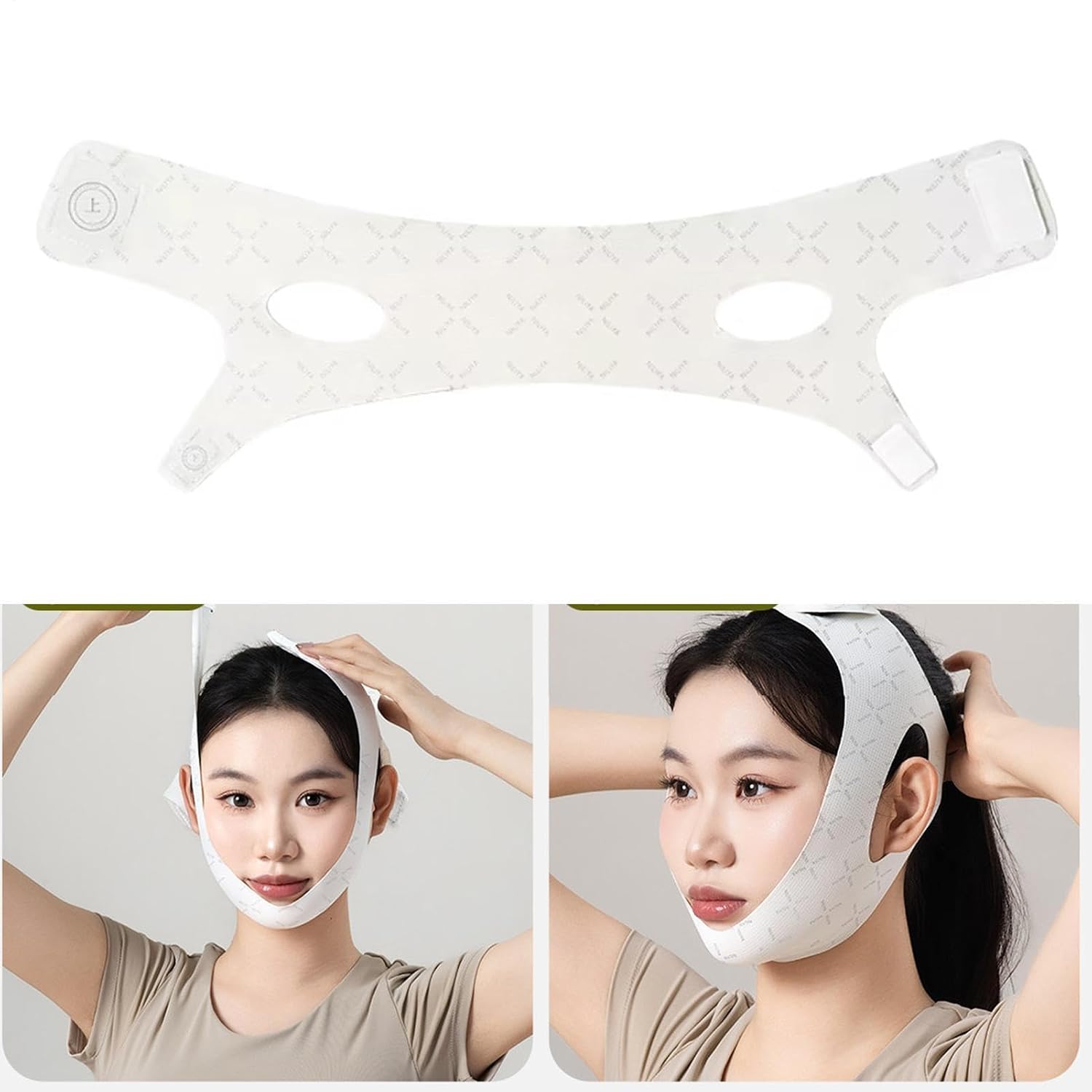 Adjustable Firming Wrap, Breathable Face Strap, 19cm Facial Sculpting Wrap for Travel Morning Pre Wedding Beauty Sleeping Spa Home Girlfriend Multi Purpose for Practical Convenient Use