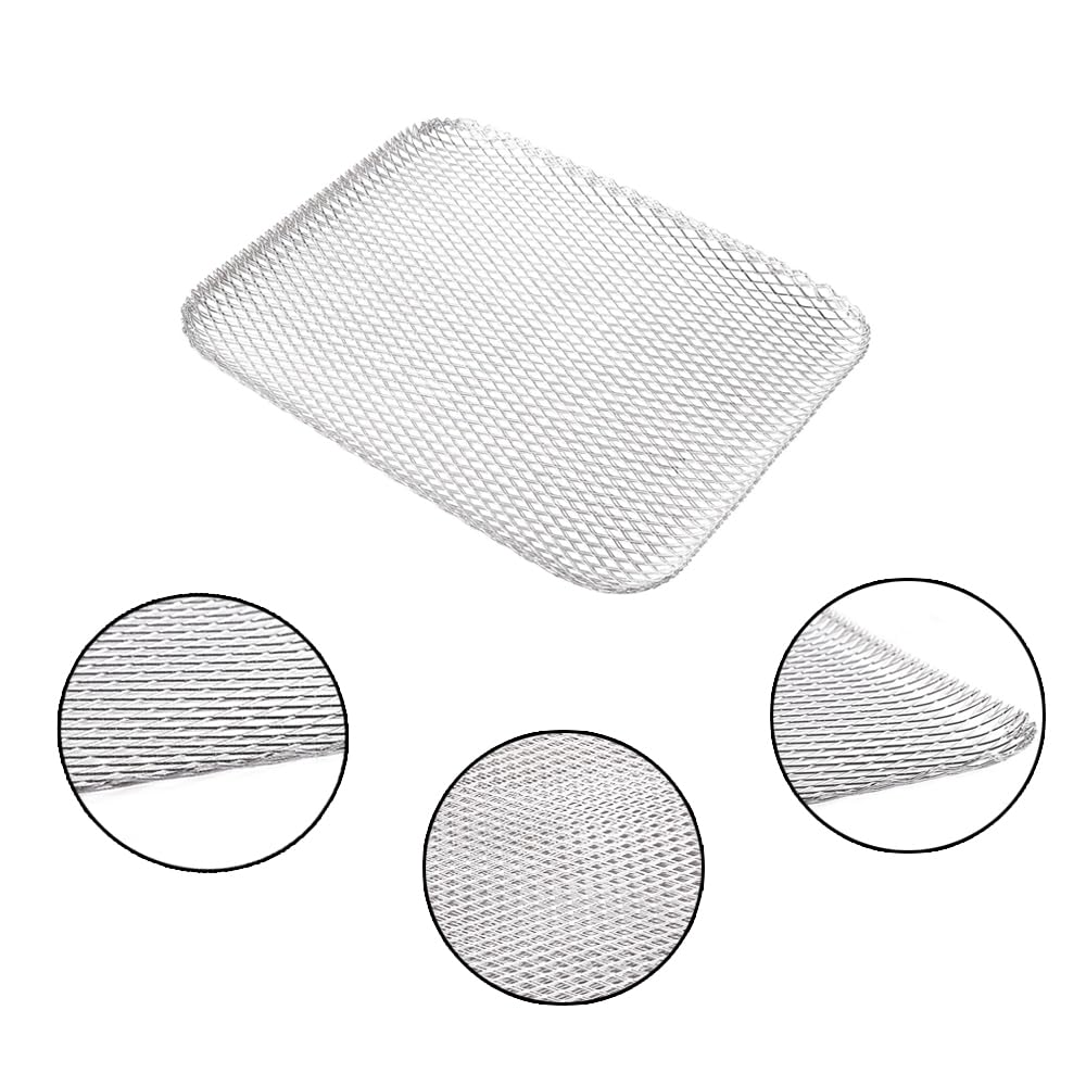 20 piezas de malla de parrilla de barbacoa de 38,8 x 30,5 cm, malla de parrilla de barbacoa, forro de malla duradera para barbacoa, alfombrillas de malla de aluminio para carbón, gas, parrilla