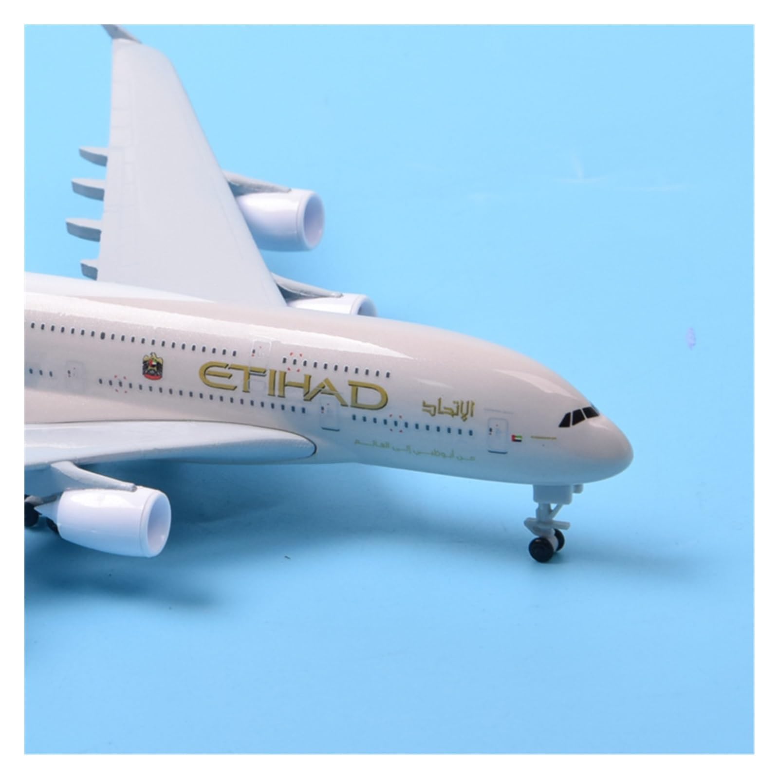 Plane Giocattolo 20 Centimetri ETIHAD 380 A380 Airlines Modello Di Aereo Diecast Air Aereo Modello Di Aereo W Ruote Carrelli Di Atterraggio