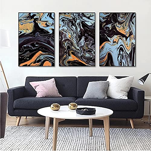 Peinture Nordique Géométrique colorée pour illuminer un grand mur de salon contemporain