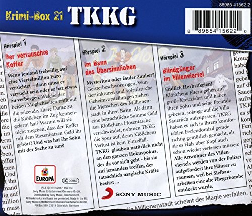 TKKG Krimi-Box 21 (Folgen 181, 182, 183)