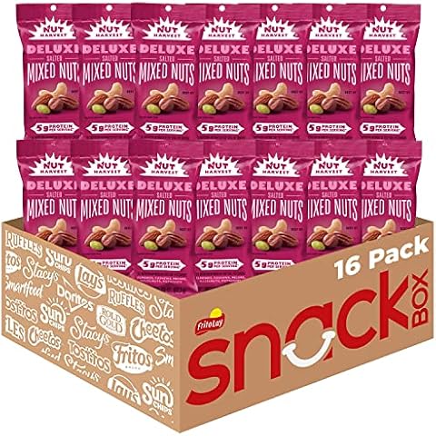 Nut Harvest, Deluxe Mixed Nuts, 2.25 Ounce (Pack of 16) Cover