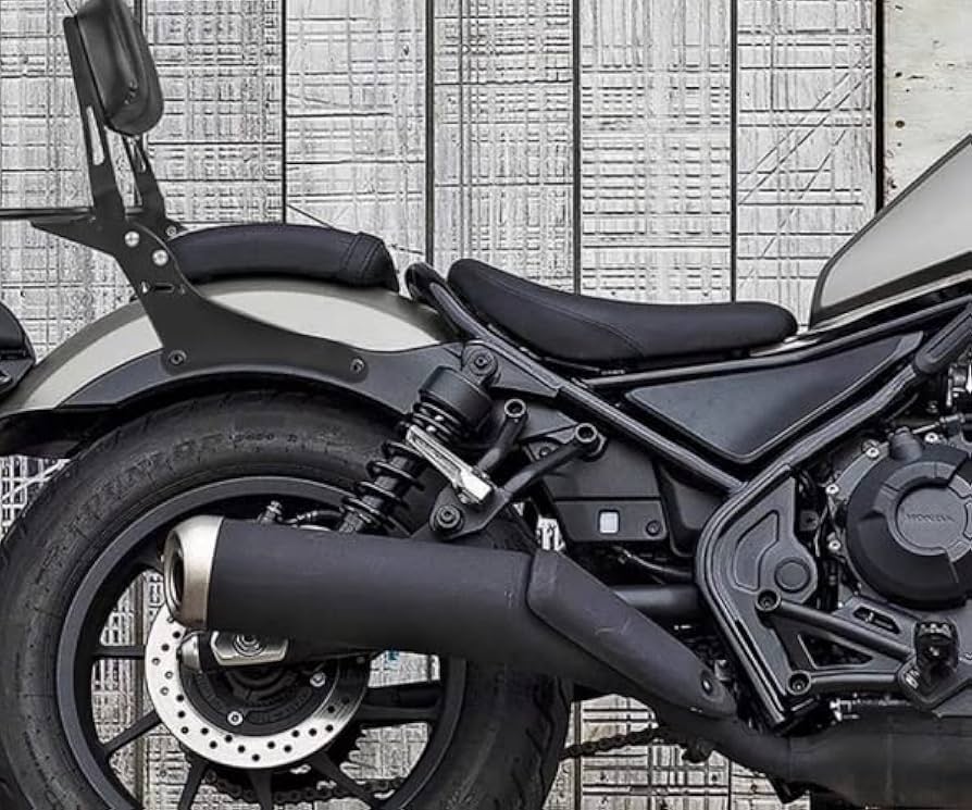 レブル 250 500 リアキャリア付き バックレスト シーシーバー HJ.R ホンダ - レブル 250 500 バックレスト シーシーバー リア