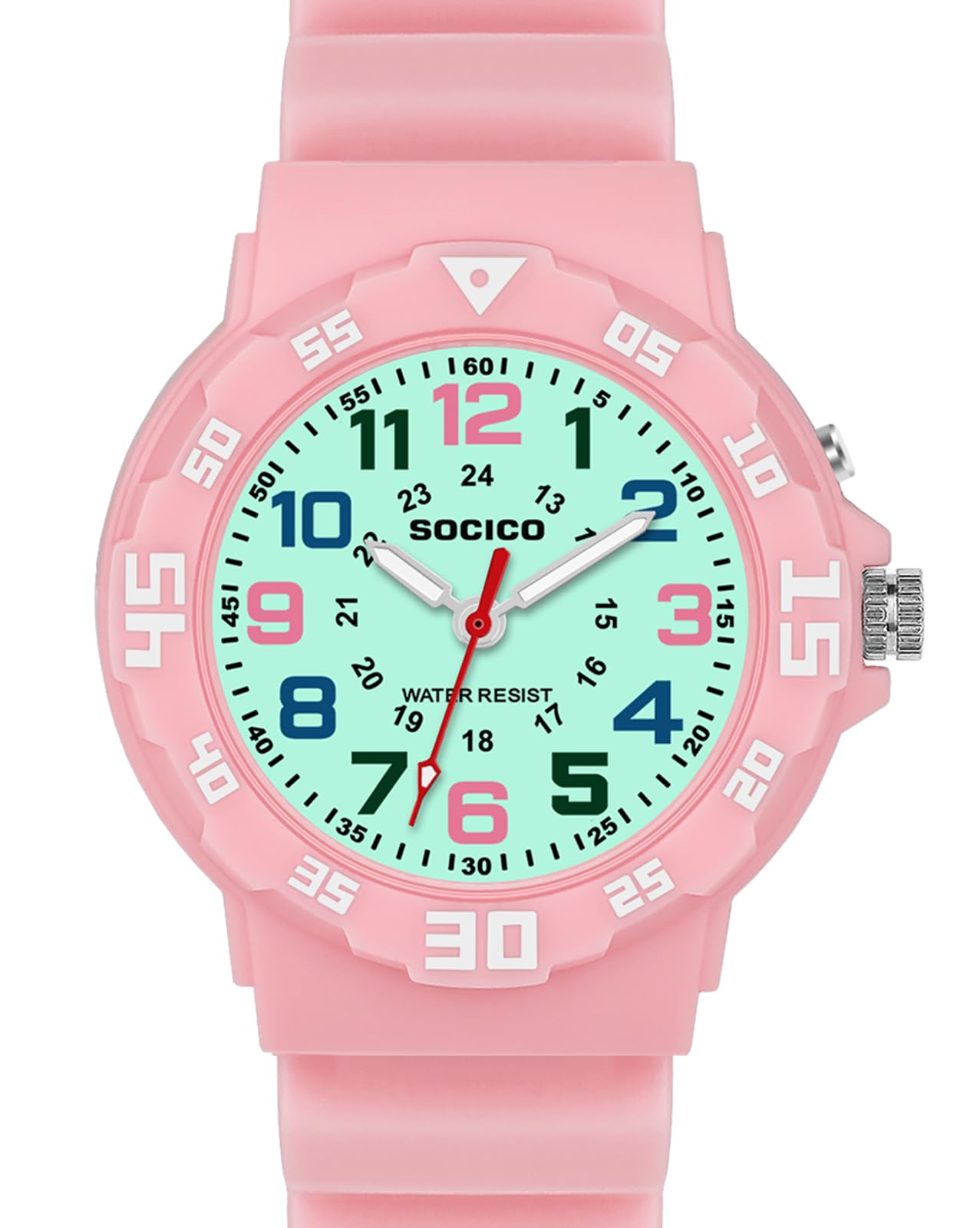Kids Analog Watch with Light for Boys Girls Waterproof Time Teaching Watch with Soft Band Learning Time Wrist Watch Easy to Read for Children Great Gifts