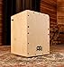 Pickup Cajon Box Drum with Internal Snares and Electronics for Amp or PA System, Compact Size — MADE IN EUROPE — Play with Your Hands, Baltic Birch, 2-YEAR WARRANTY