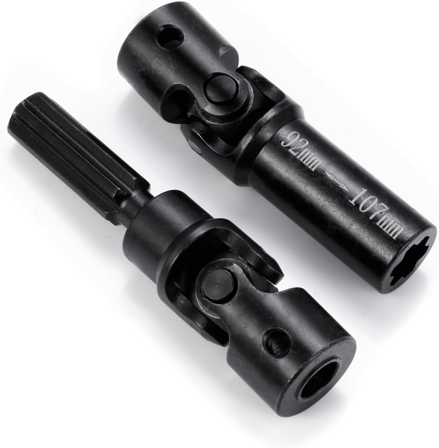 RCLIONS Steel RC Drive Shaft 92-107mm Center Driveshaft for 1/6th AXIAL SCX6 AXI05000 Crawler Car Upgrade Parts