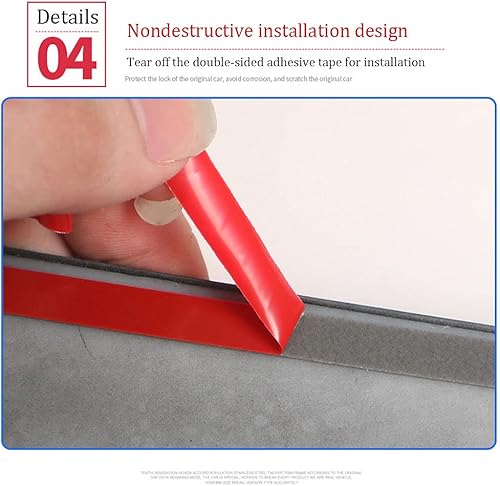 Miniatura 6 de Boltry Plástico de ingeniería ABS, cubierta de espejo retrovisor lateral de puerta de automóvil cromada, 2 piezas para Toyota RAV4 2019 2020 2021