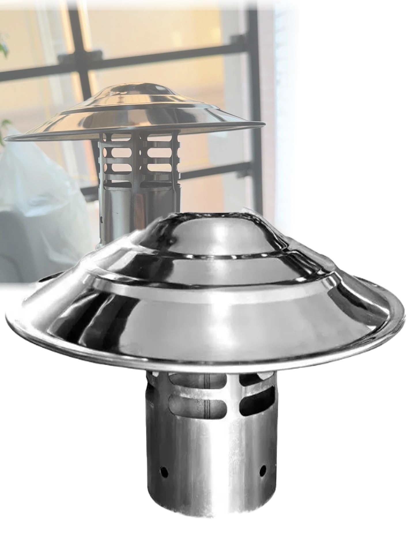 Tapa de ventilación de techo que evita filtraciones de lluvia y nieve