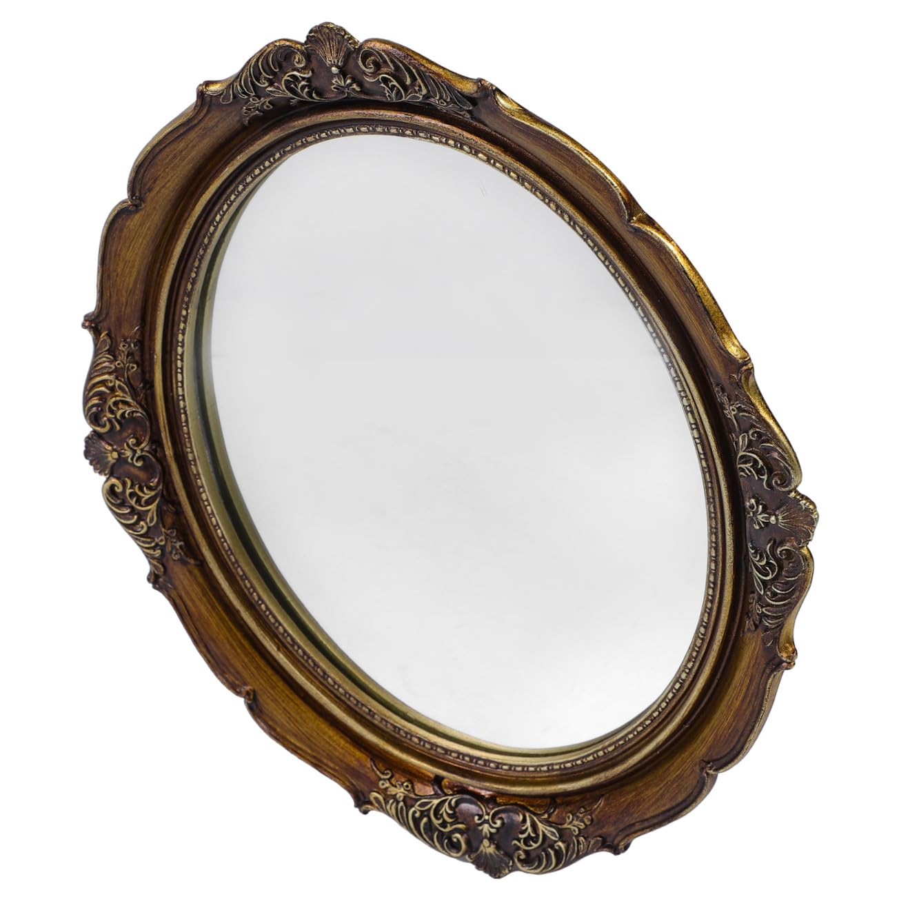 Miroir de salle de bain ULTECHNOVO vintage, cadre photo et plateau multifonction