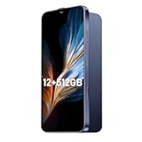 16PROMA X Smartphone New Upgrade 12GB&plus;512GB&sol;6&period;99" Display 68&plus;108MP Zoom Camera&comma;Tempered Glass Finish&comma; 7000mAh Android 14 Smartphone &lpar;Deep Blue&rpar;