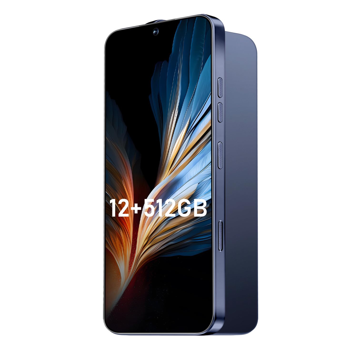 16PROMA X Smartphone New Upgrade 12GB+512GB/6.99" Display 68+108MP Zoom Camera,Tempered Glass Finish, 7000mAh Android 14 Smartphone (Deep Blue)