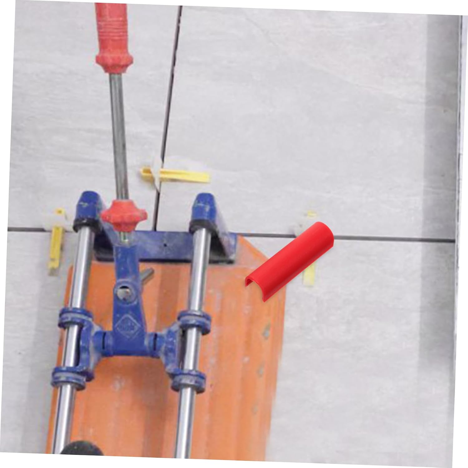 Angoily 10pcs Manual Tile Cutter U-Shaped Protective Sleeve Set Locator and Pusher Rod for Floor and Wall Tiles
