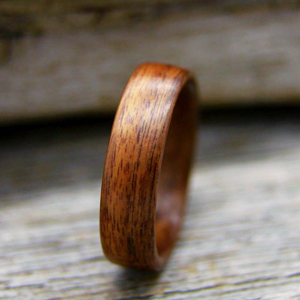 Classic Santos Rosewood Bentwood Ring
