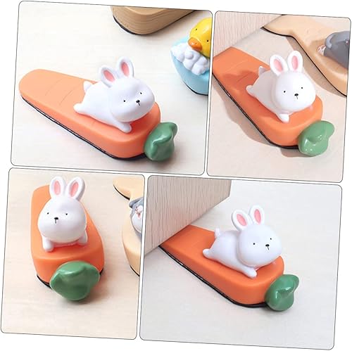 Miniatura 5 de Protector de parachoques para puerta, protector de pared para piso, tapón, parada, conejo, parada, pared, cuña, alarma, tope de clavo
