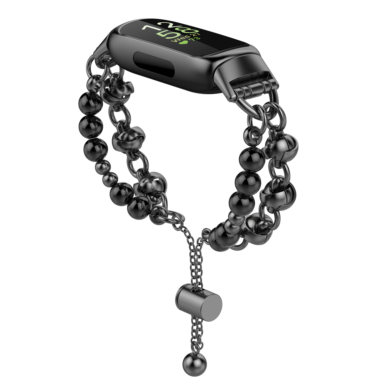 Huadea Beaded Bracelet Compatible with Fitbit Inspire 3 Band/Inspire 2 Band, Fashion Handmade Dressy Jewelry Strap Replacement for Fitbit Inspire 3 Bands for Women Men