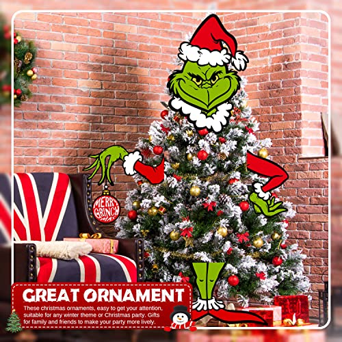 Christmas Tree Ornaments Decorations, Christmas Tree Topper, Christmas Decorative Indoors Home Decor, Xmas Christmas Holiday Themed Party Supplies For Small Tree #TOP1